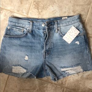NWT Free People jean shorts size 27